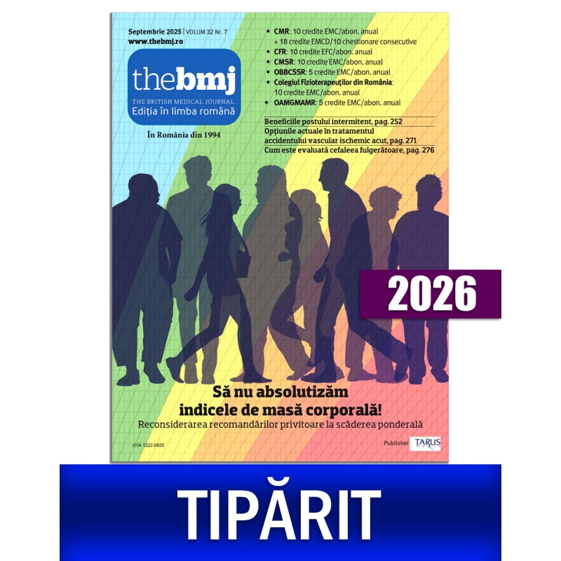 Revista The BMJRo – abonament format TIPĂRIT 2026